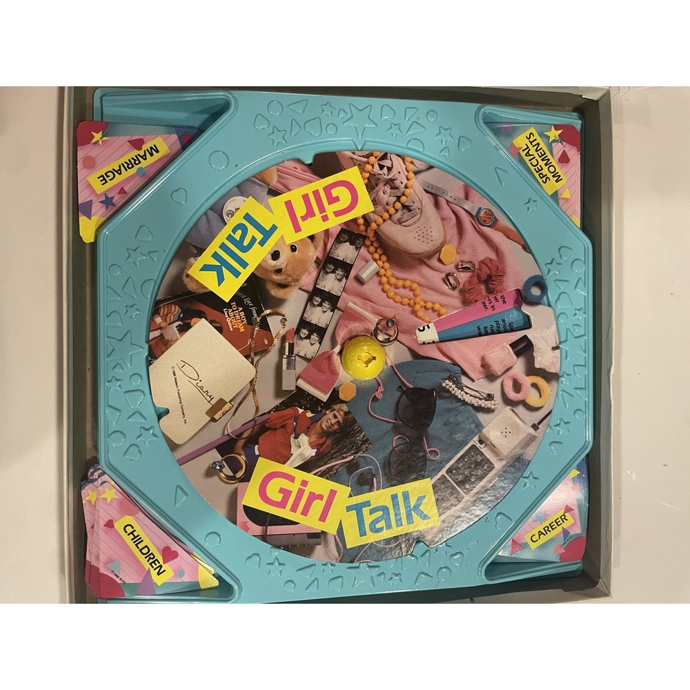 Vintage 1988 Girl Talk Truth or Dare Board Game missing 4 cards manual zit dots - Picture 7 of 7